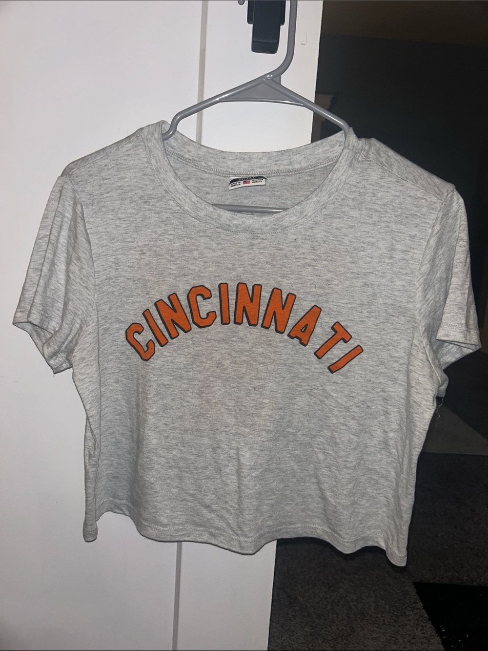 Burrow Cincinnati Cropped Tee Small